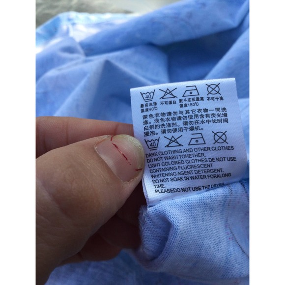 Mia Lucce medium sleepshirt night gown nightgown M cotton cloud moon goodnight - Picture 8 of 8